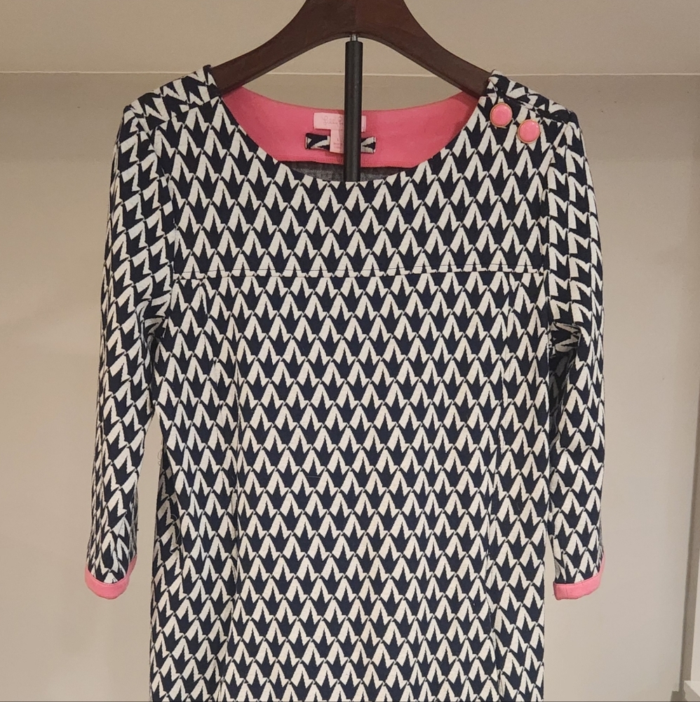 Lilly Pulitzer Black and White Geometric Dress